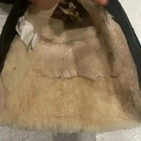 [US6]UGG AUSTRALIA  Becket II SHEEPSKIN 3 BUCKLE SIDE ZIP BLACK BOOTS F3012D - Picture 6 of 10